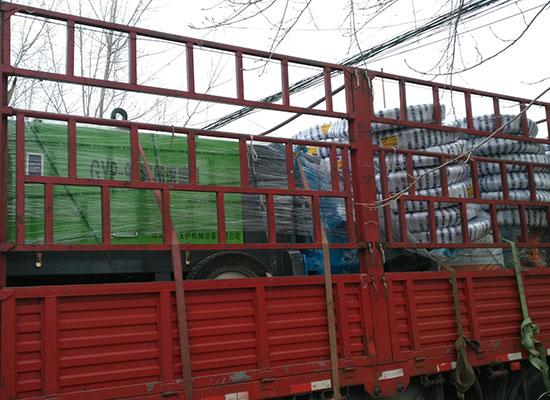 液壓濕噴機(jī)、雙液注漿機(jī)、優(yōu)質(zhì)噴漿管發(fā)貨現(xiàn)場